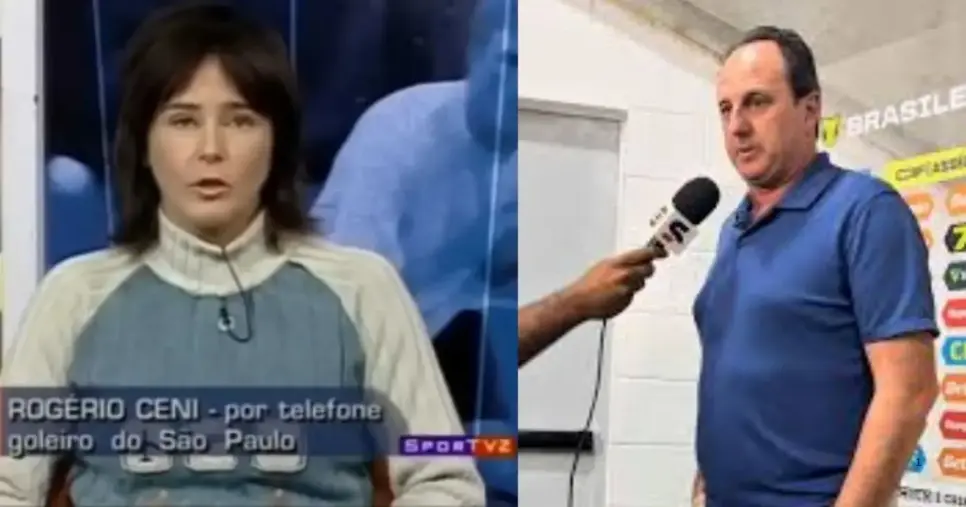 Milly Lacombe e Rogério Ceni (Foto Reprodução/Montagem/TV Foco/Instagram/YouTube) Milly Lacombe e Rogério Ceni (Foto Reprodução/Montagem/TV Foco/Instagram/YouTube)