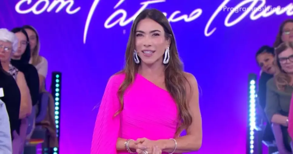 Patrícia Abravanel no Programa Silvio Santos com Patrícia (Foto: Reprodução / SBT)