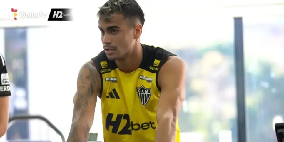 Reinier, atacante do Atlético-MG (FotoYouTube Atlético-MG)