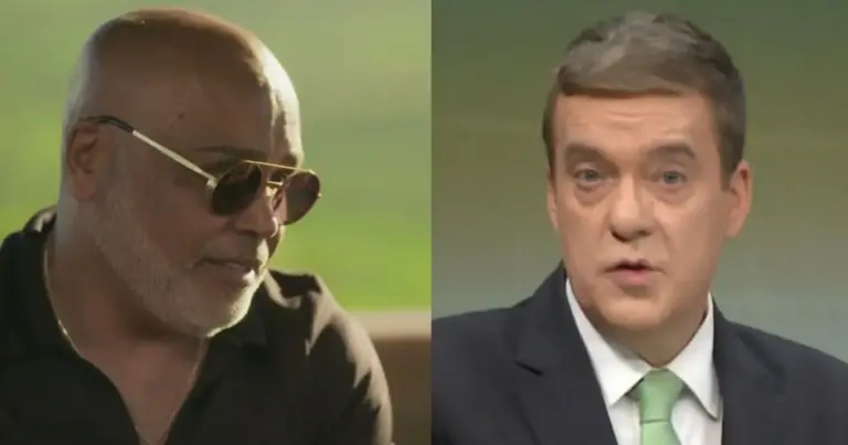 Roberto Kovalick interrompe o Encontro com notícia sobre sinal de localização de helicóptero de Rick