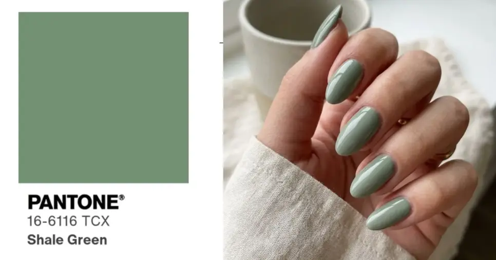 Shale Green (Foto: Pantone / Montagem TV Foco / GMN)