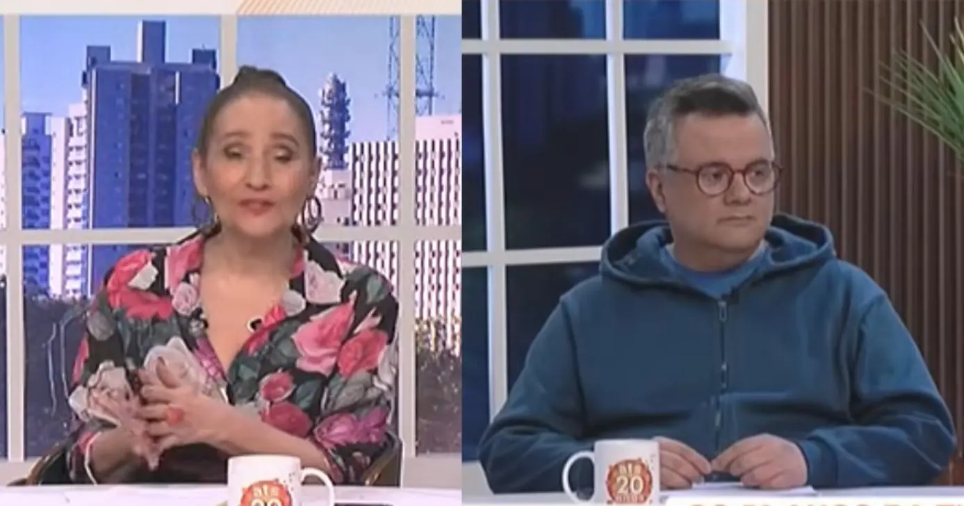 Sonia Abrão e Vladimir Alves no A Tarde É Sua (Fotos: Reproduções / RedeTV!)