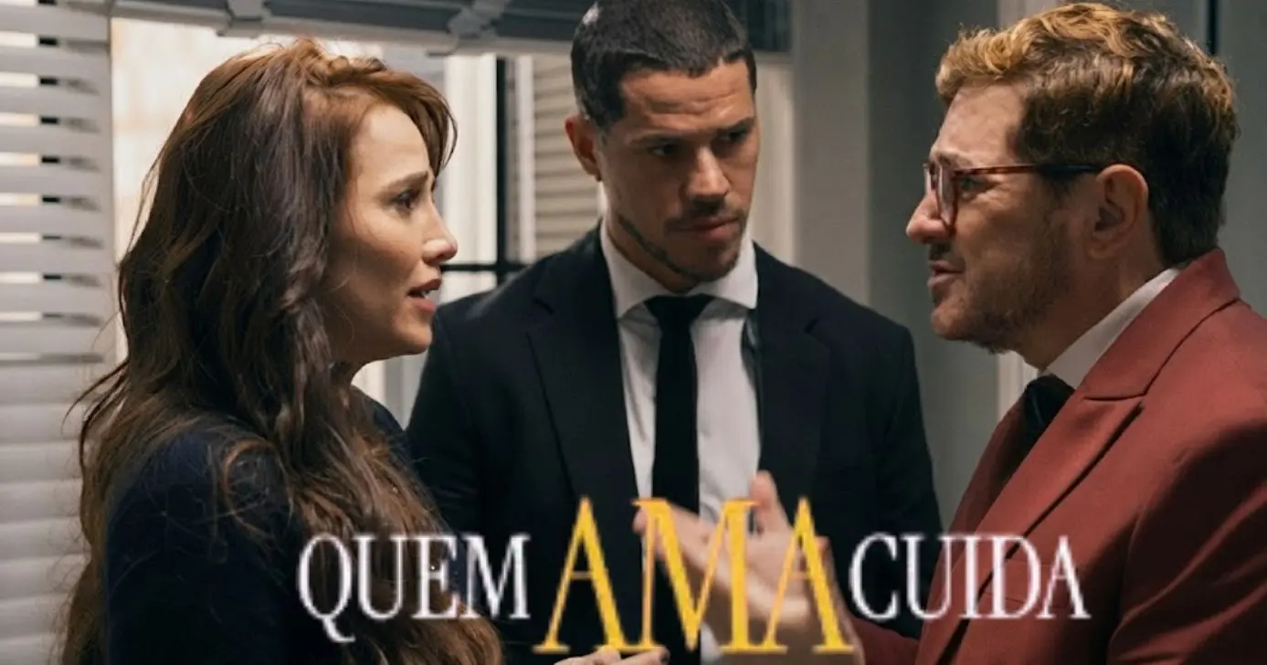 Astro de "Quem Ama Cuida" vive com empresário (Foto Reprodução/Montagem/Lennita/TV Foco/Canva/Globo)