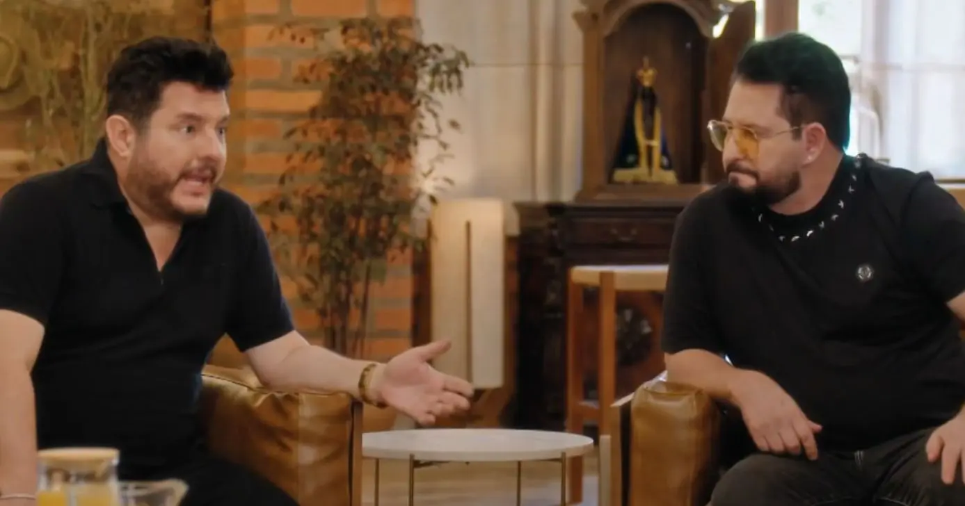Bruno e Marrone no Viver Sertanejo (Foto: Reprodução / Globo)