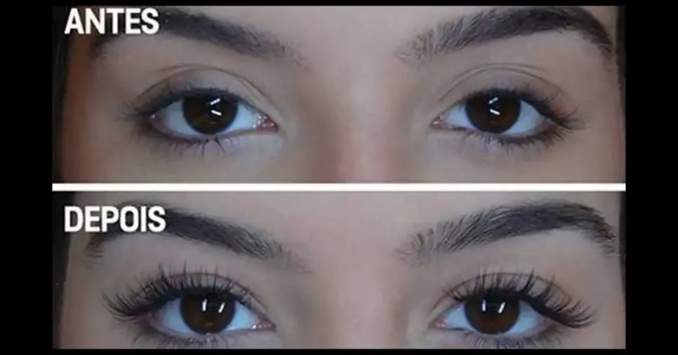 Uso de cílios antes e depois da extensão (Foto Reprodução/Montagem/Lennita/Tv Foco/Instagram) Uso de cílios antes e depois da extensão (Foto Reprodução/Montagem/Lennita/Tv Foco/Instagram)
