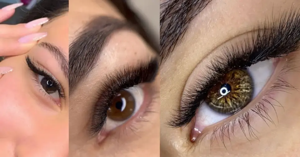 Estilo Fox Eyes (Foto Reprodução/Montagem/TiKTok/Instagram/Lennita/TV Foco) Estilo Fox Eyes (Foto Reprodução/Montagem/TiKTok/Instagram/Lennita/TV Foco)