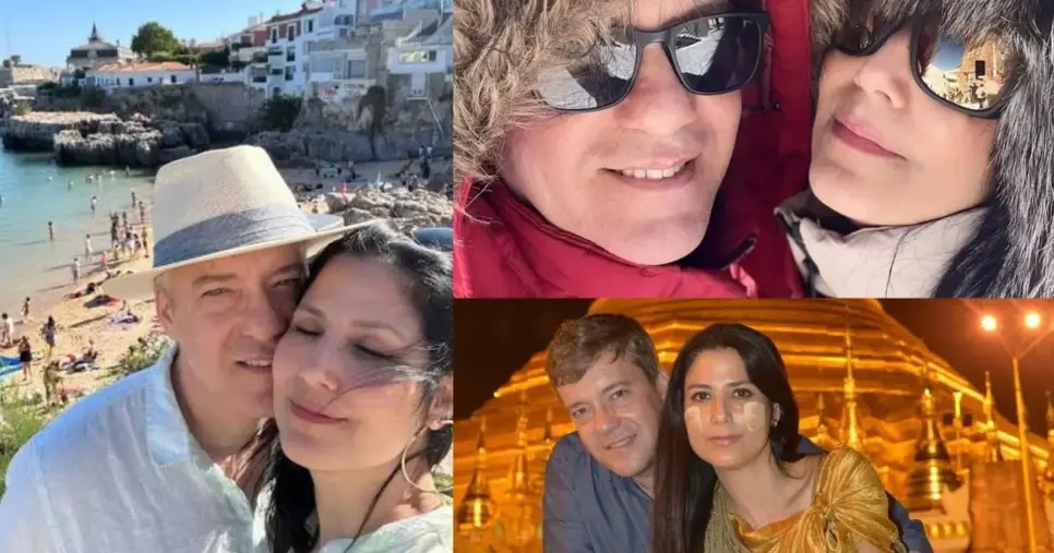 Cliques raros de Kovalik com a esposa em algumas viagens (Foto Reprodução/ Instagram) Cliques raros de Kovalik com a esposa em algumas viagens (Foto Reprodução/ Instagram)