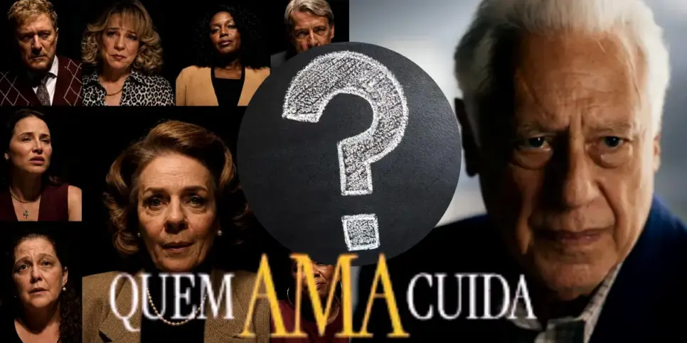 Personagens podem saber muito mais do que dizem sobre a morte de Arthur Brandão em “Quem Ama Cuida” (Foto Reprodução/Montagem/Lennita/TV Foco/GMN/Globo)