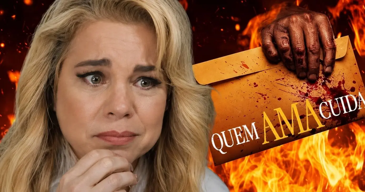 Documento pode acabar com Pilar em "Quem Ama Cuida" (Foto Reprodução/Montagem/Lennita/TV Foco/GMN/Globo)