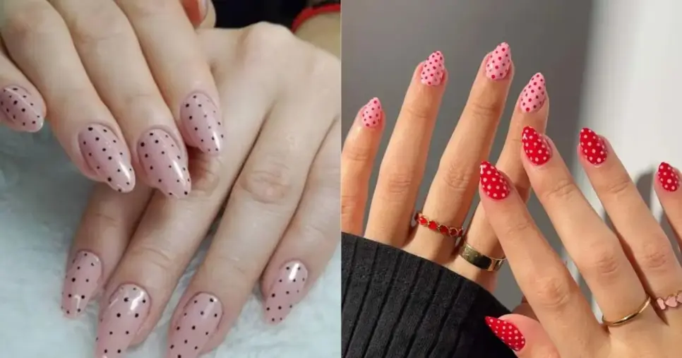 Unhas Poá Jelly (Foto Reprodução/Montagem/Lennita/TV Foco/Pinterest) Unhas Poá Jelly (Foto Reprodução/Montagem/Lennita/TV Foco/Pinterest)