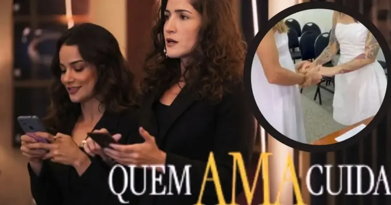 Fora do armário: Atriz de “Quem Ama Cuida” casou-se com produtora da Globo após 2 anos de namoro Fora do armário: Atriz de “Quem Ama Cuida” casou-se com produtora da Globo após 2 anos de namoro