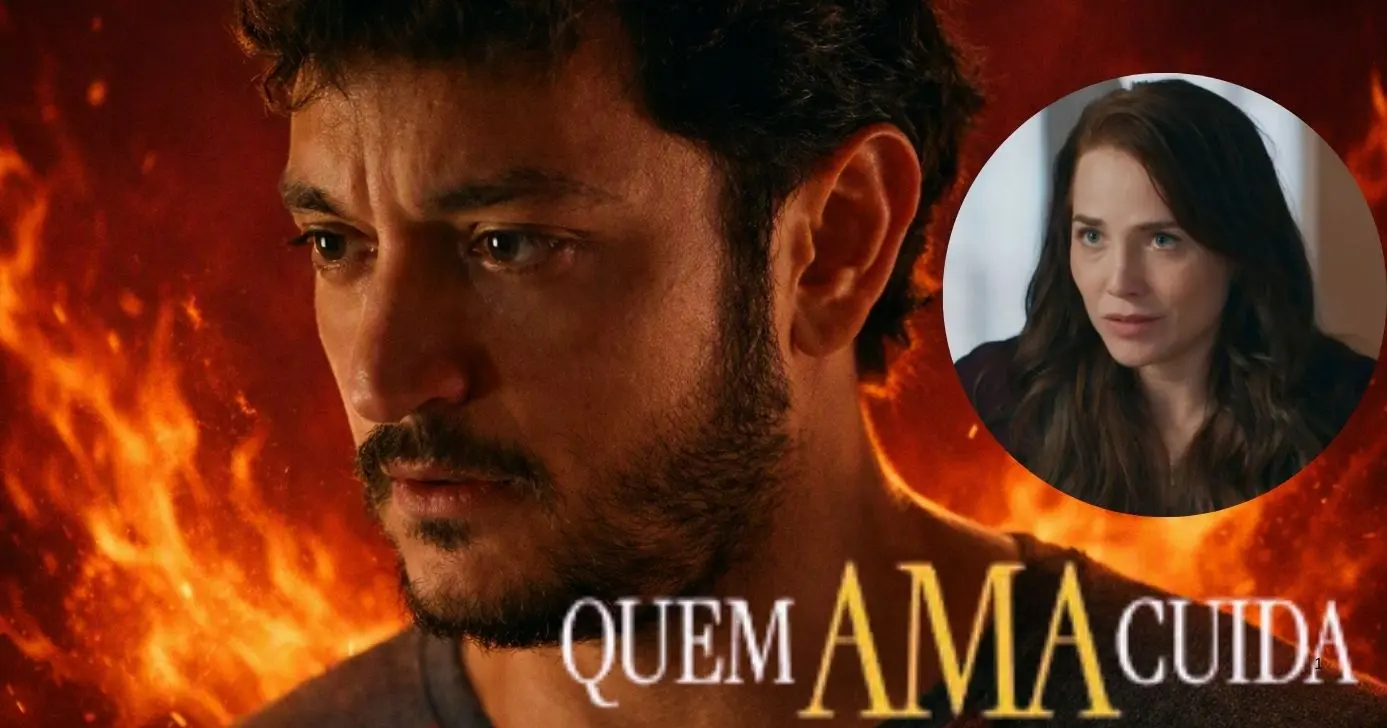 Os dias de liberdade de Tom estão contados em "Quem Ama Cuida"(Foto Reprodução/Montagem/Lennita/TV Foco/GMN/Instagram/Globo)