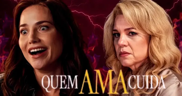 Só ladeira abaixo: Plano diabólico contra Adriana dá errado e decreta a ruína de Pilar em Quem Ama Cuida Só ladeira abaixo: Plano diabólico contra Adriana dá errado e decreta a ruína de Pilar em Quem Ama Cuida