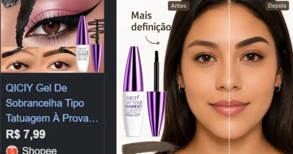 Gel de Tonalidade para Sobrancelhas Qiciy Peel-off À Prova d'Água Gel de Tonalidade para Sobrancelhas Qiciy Peel-off À Prova d'Água