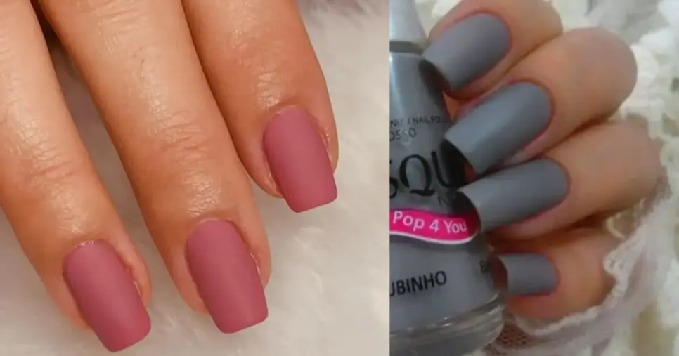 Esmalte malva/ cinza urbano (Foto Reprodução/Montagem/Lennita/Tv Foco/Canva/Shopee) Esmalte malva/ cinza urbano (Foto Reprodução/Montagem/Lennita/Tv Foco/Canva/Shopee)