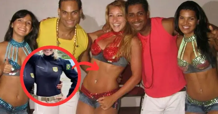 Longe dos palcos, ex-dançarina do É o Tchan trocou o shortinho pela farda e está irreconhecível aos 45 anos Longe dos palcos, ex-dançarina do É o Tchan trocou o shortinho pela farda e está irreconhecível aos 45 anos