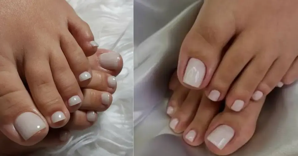 Unhas Milky (Foto Reprodução/Pinterest)