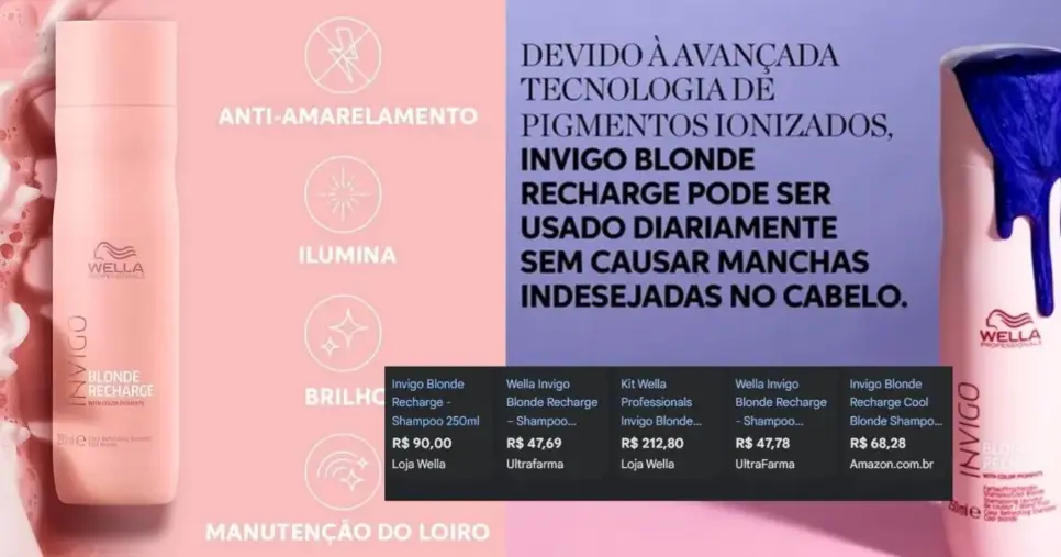 Invigo Blonde Recharge – Wella Invigo Blonde Recharge – Wella