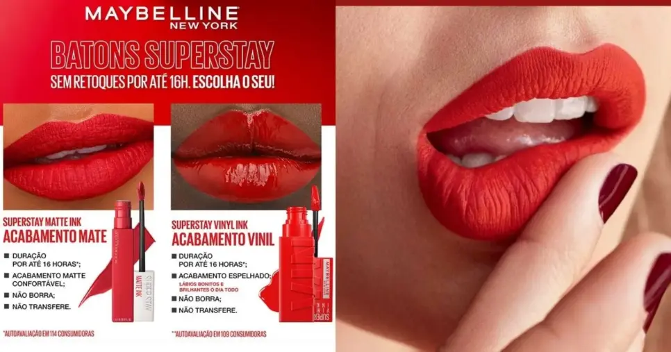 Batom Líquido Maybelline Super Stay Matte Ink Batom Líquido Maybelline Super Stay Matte Ink
