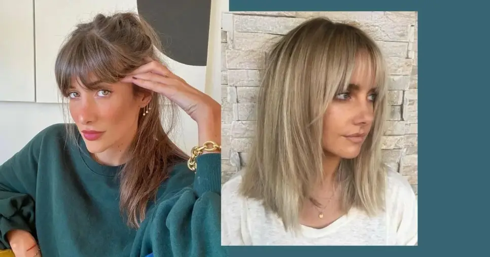 Cabelo semi-reto (Foto: Reprodução/Montagem/TV Foco/Pinterest)
