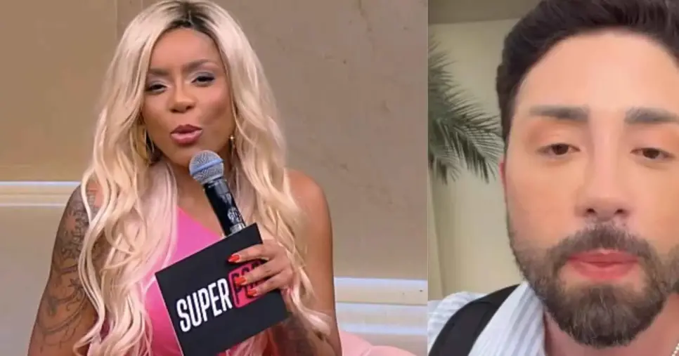 Cariúcha e Rico Melquiades (Fotos: Reproduções / RedeTV! / Instagram)