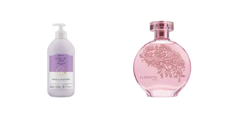 Cuide-se Bem Rosa e Algodão e Floratta Rose (Foto: Divulgação)