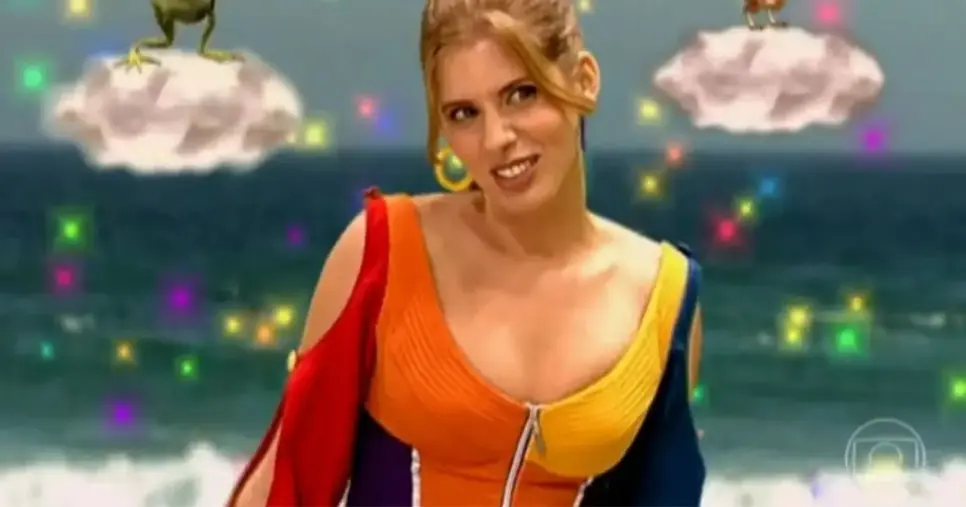 Dani Valente como Efigênia no Zorra Total (Foto Reprodução/Globo)