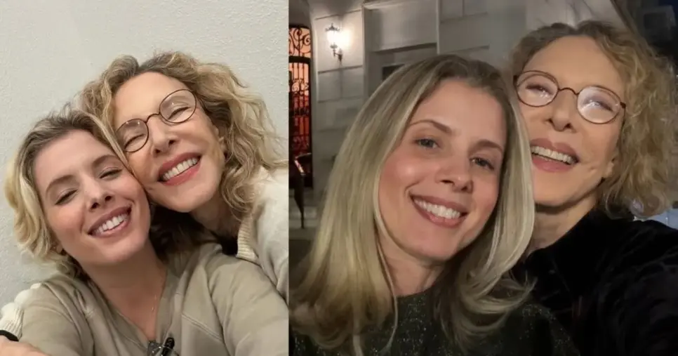 Cliques de Dani Valente e sua sogra, Marília Gabriela (Foto Reprodução/Instagram)