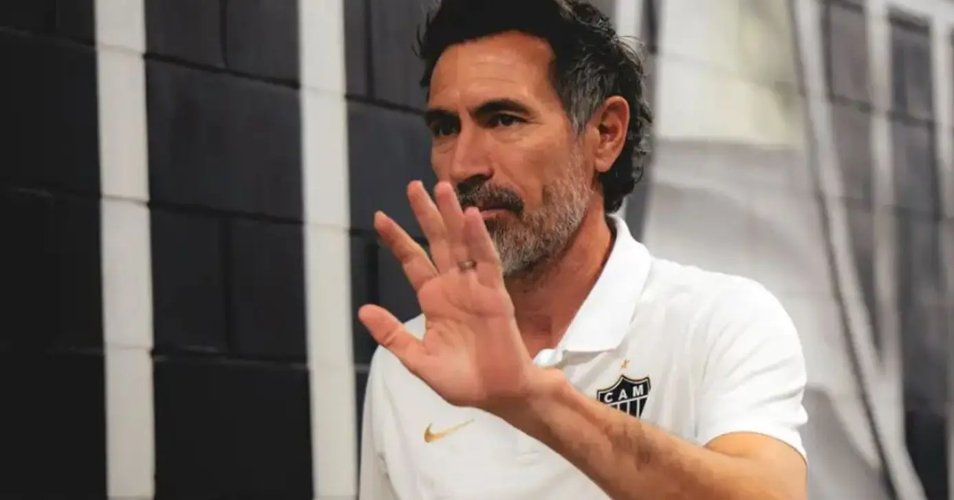 Eduardo Domínguez (Foto: Pedro Souza / Atlético)