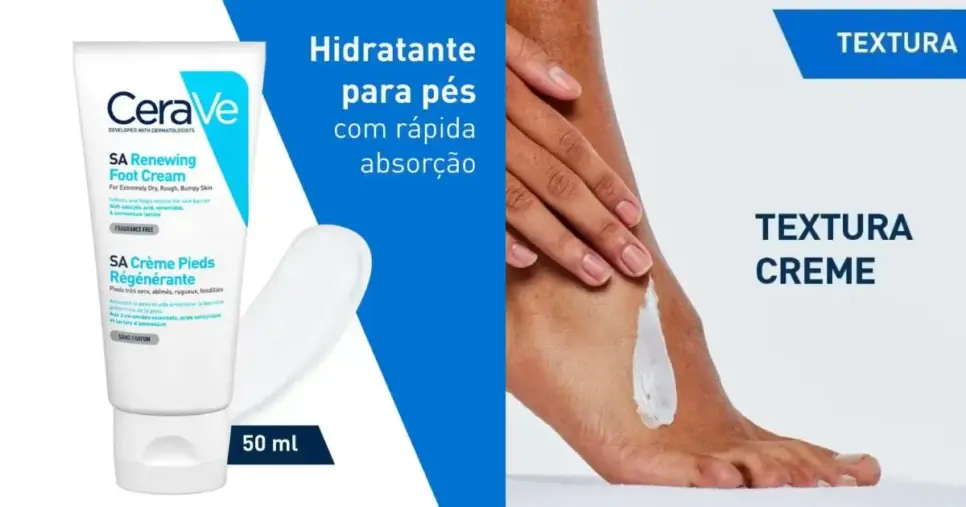 CeraVe SA Creme Renovador para os Pés (Foto: Reprodução) CeraVe SA Creme Renovador para os Pés (Foto: Reprodução)