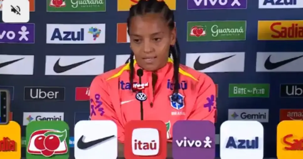 Atacante Geyse (Foto: Reprodução) 