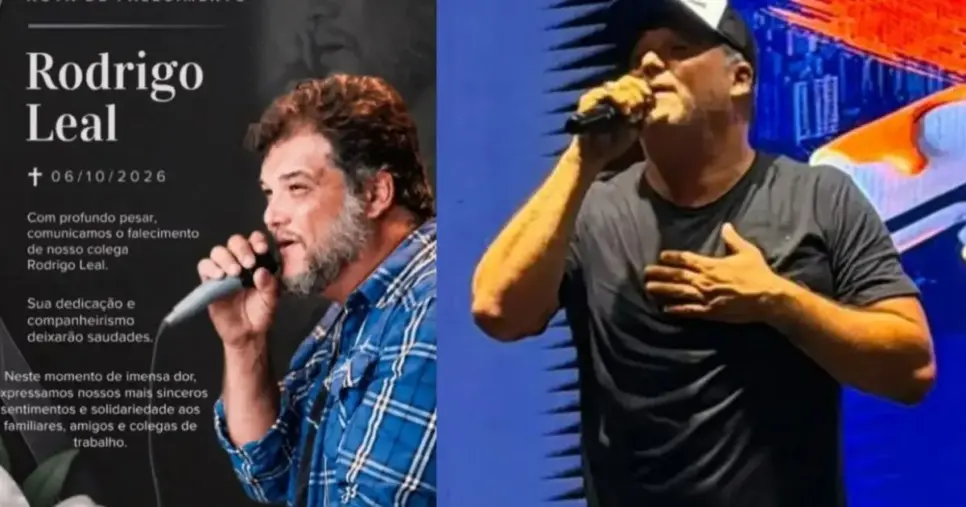 Luto, more o cantor sertanejo Rodrigo Leal Gramelich (Foto: Reprodução)