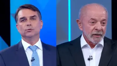 Debate de Lula e Flávio Bolsonaro explode na Globo e ultrapassa os 30 pontos em audiência