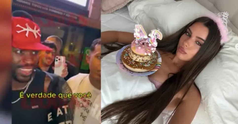 Vini Jr. e Mar Lucas (Fotos: Reproduções / Band / LeoDias / Instagram) 