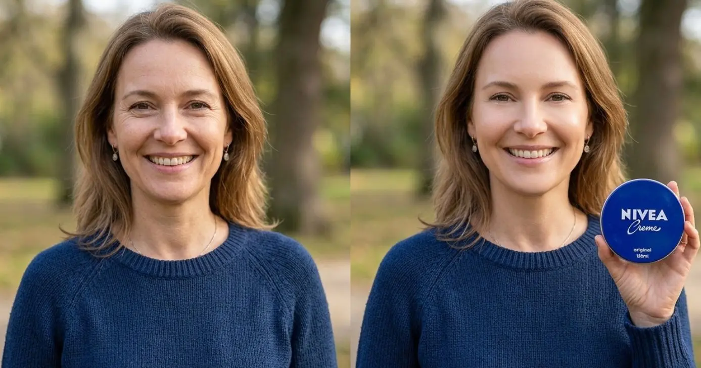 Ilustração antes e depois de mlher com rugas (Foto: Montagem TV Foco / GMN)