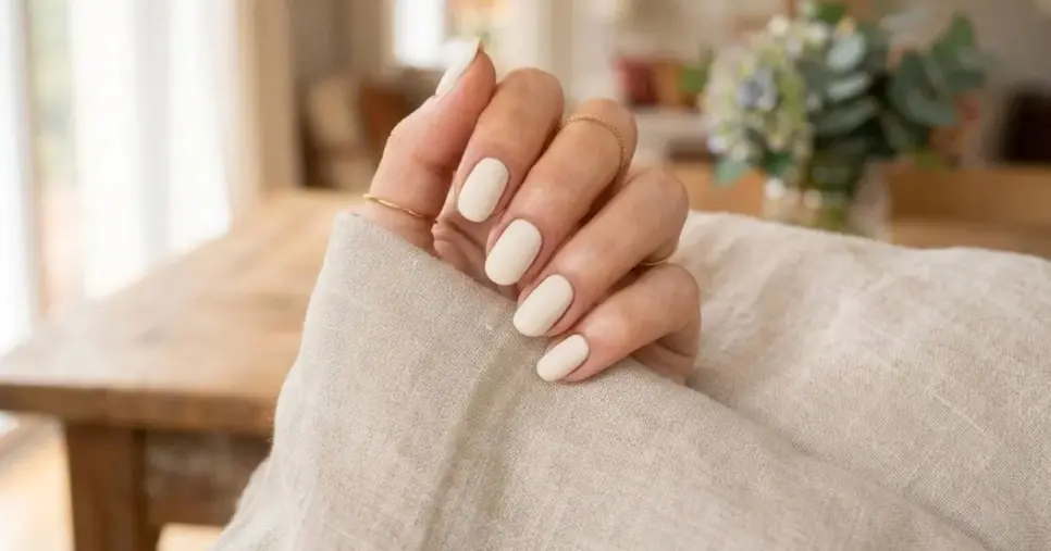Ilustração esmalte off white (Foto: Montagem TV Foco / GMN)