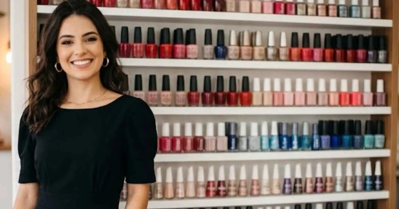 Ilustração modelo e esmaltes (Foto: Montagem TV Foco / GMN)