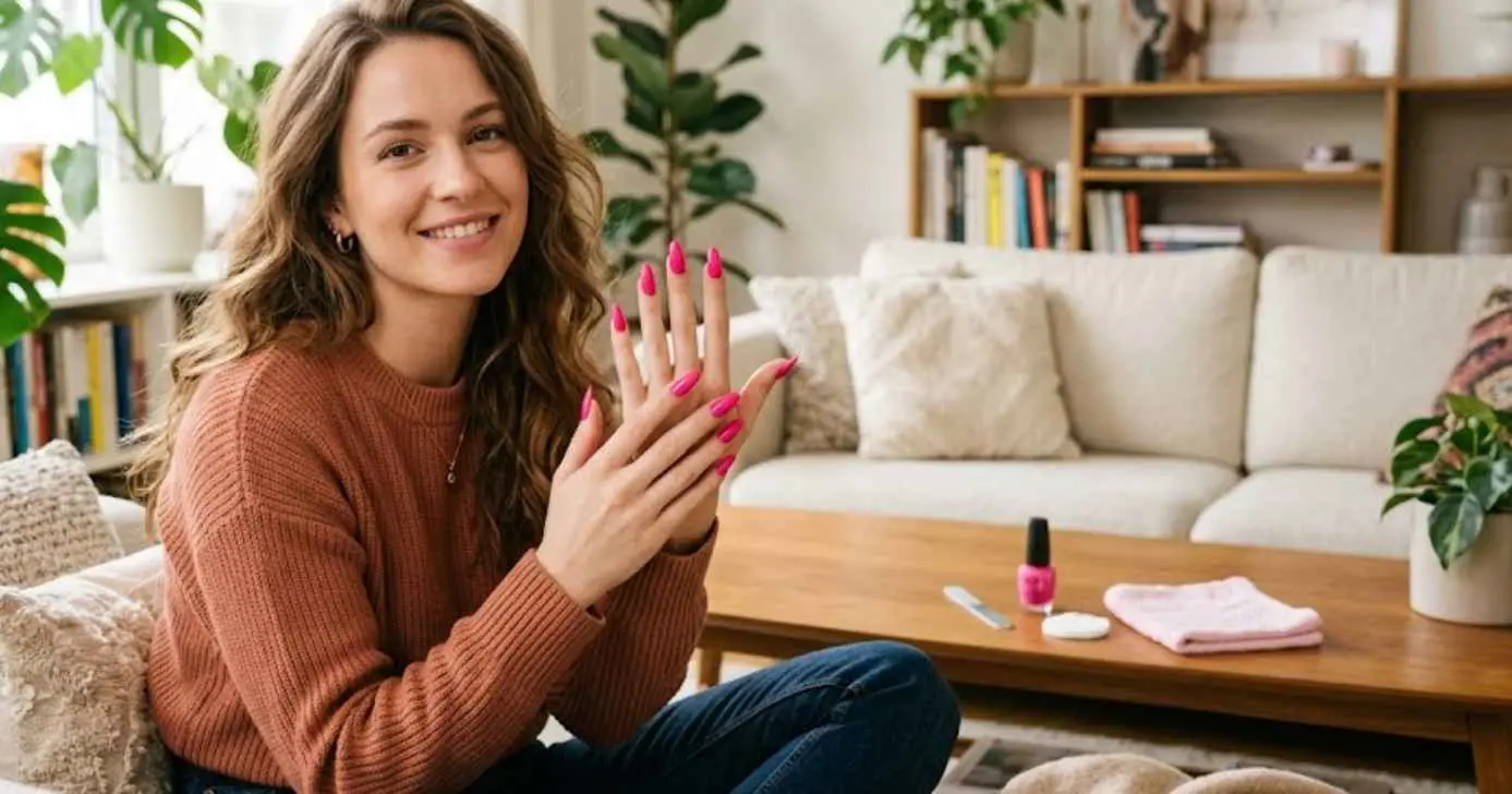 Ilustração mulher com as unhas feitas (Foto: Montagem TV Foco / GMN)