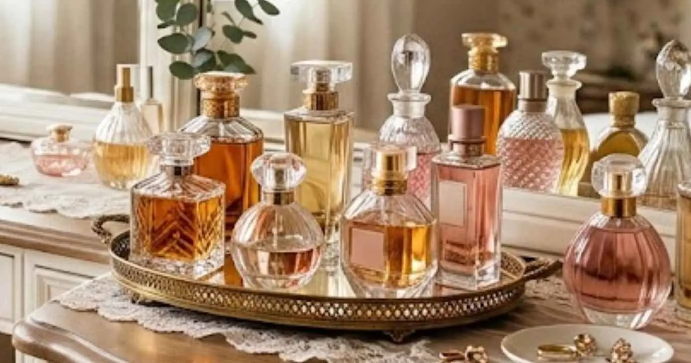 Ilustração perfumes (Foto: Montagem TV Foco / GMN)