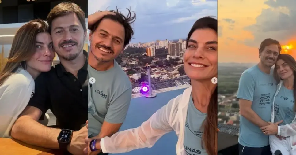 Joana Balaguer em cliques com o marido (Foto Reprodução/Montagem/Lennita/TV Foco/Instagram/@joanabalanguer) Joana Balaguer em cliques com o marido (Foto Reprodução/Montagem/Lennita/TV Foco/Instagram/@joanabalanguer)
