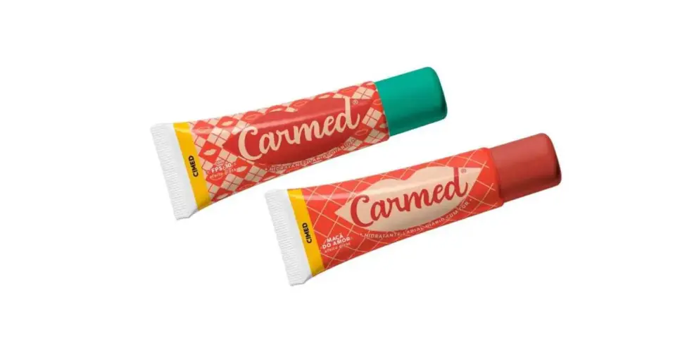 batom - Kit Carmed Maçã do Amor + FPS 30 Efeito Gloss (Foto: Divulgação)