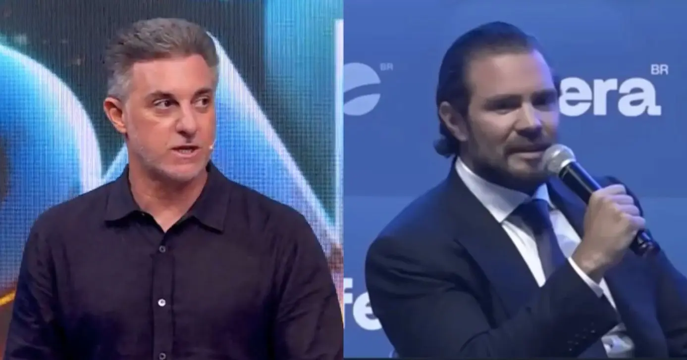 Luciano Huck e Daniel Vorcaro (Fotos: Reproduções /Globo / Band)