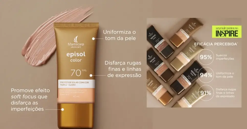Mantecorp Skincare Episol Color FPS 70
