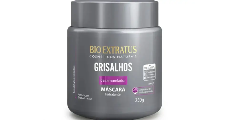 Máscara Grisalhos, Bio Extratus (Foto: Reprodução/ Internet) Máscara Grisalhos, Bio Extratus (Foto: Reprodução/ Internet)