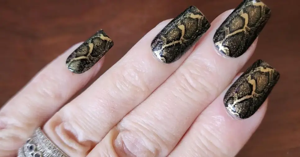 Unhas com a técnica Nail Art Píton