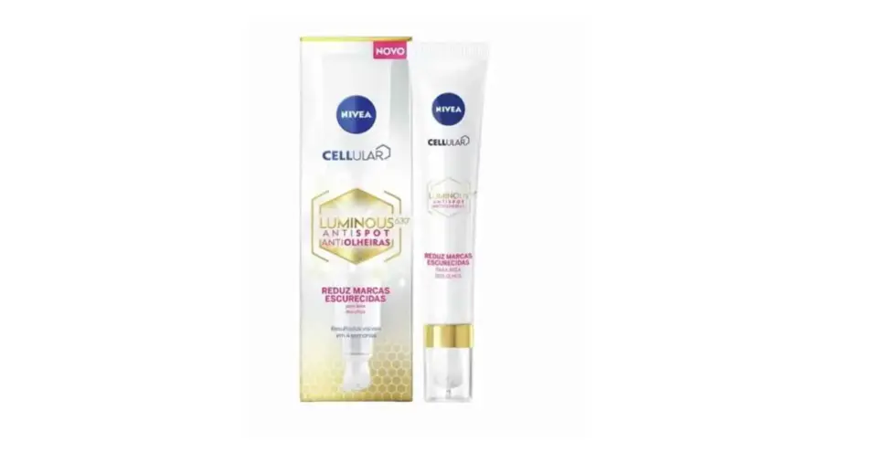 Nivea Cellular Luminous 630 Antispot Antiolheiras (Foto: Divulgação) Nivea Cellular Luminous 630 Antispot Antiolheiras (Foto: Divulgação)
