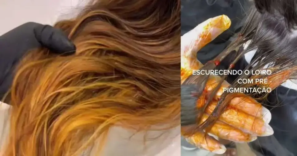 Pré pigmentação (Foto Reprodução/Montagem/Lennita/Canva/GMN/TikTok) Pré pigmentação (Foto Reprodução/Montagem/Lennita/Canva/GMN/TikTok)