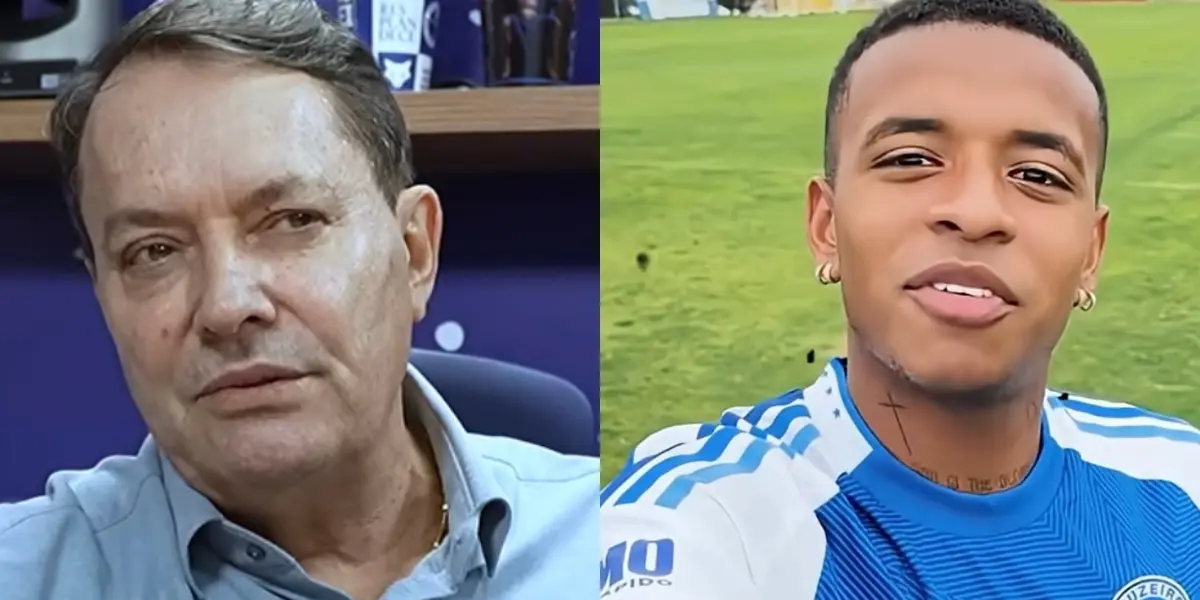 Pedrinho BH e Arroyo no Cruzeiro (foto - YouTube)