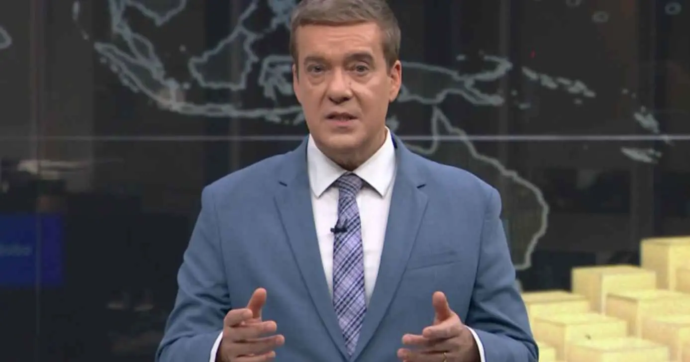 Roberto Kovalick no Jornal Hoje (Foto: Reprodução / Globo)