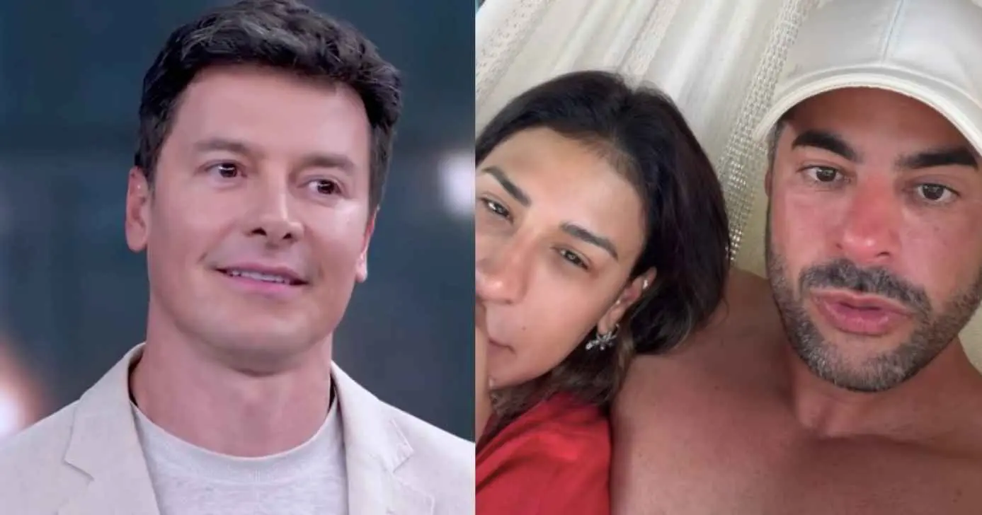 Rodrigo Faro, Simone Mendes e Kaká Diniz (Fotos: Reproduções / Globo / Instagram)
